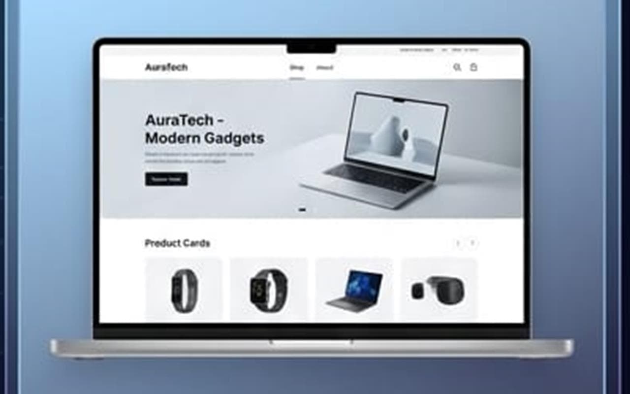 Website portfolio category visual